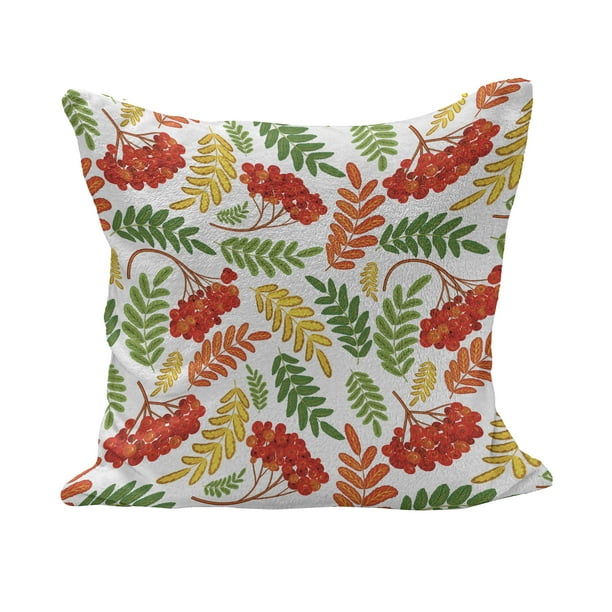 18x18 Decorative Harvest Countryside Bright Colors Decorative Pattern Leaves Autumn Accent Fall Farmhouse Throw Pillow Multicolor 18x18 Decorative Harvest Countryside Bright Colors Decorative Pattern Leaves Autumn Accent Fall Farmhouse Throw Pillow Multicolor
